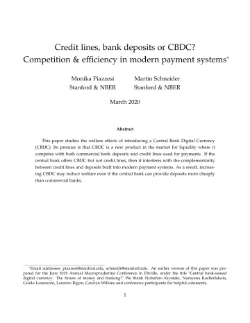 信用额度、银行存款还是CBDC——现代支付系统中的竞争与效率-36页