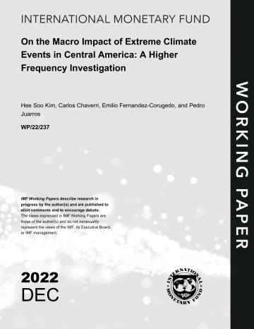 IMF-中美洲极端气候事件的宏观影响：更高频率的调查（英）-2022.12-38页
