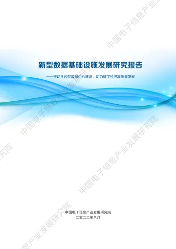 新型数据基础设施发展研究报告——推动全闪存数据中心建设,助力数字经济高质量发展-24页