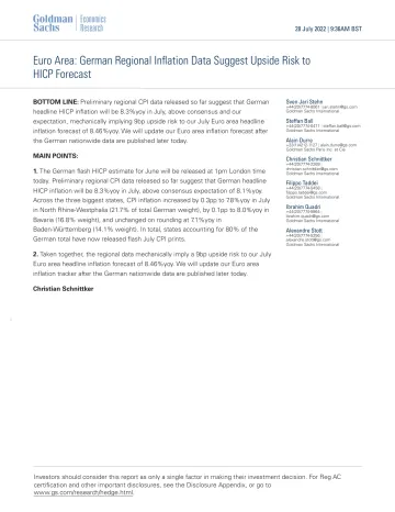 Euro Area_ German Regional Inflation Data Suggest Upside Risk to HICP Forecast(1)