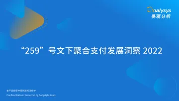 易观分析:“259”号文下聚合支付发展洞察2022-22页