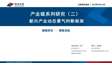 产业链系列研究(二):新兴产业动态景气判断框架-20230216-国信证券-60页