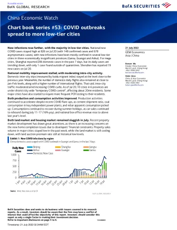 BOFA-China Eco Watch_Chart book series #53 COVID outbreaks