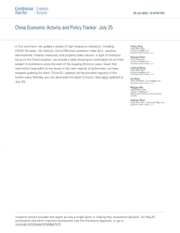 China Economic Activity and Policy Tracker_ July 25(1)