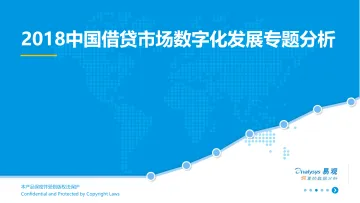 2018中国借贷市场数字化发展专题分析_1