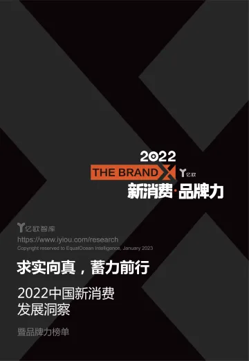 2022中国新消费发展洞察暨品牌力榜单-亿欧智库-34页