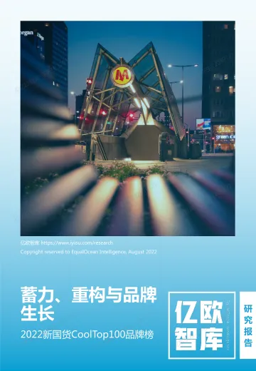 2022新国货CoolTop100品牌榜-亿欧智库-2022-45页