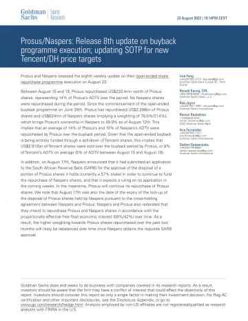 Prosus_Naspers_ Release 8th update on buyback programme execution; updating SOTP for new Tencent_DH price targets(1)