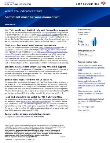 Where the indicators stand - Sentiment must become momentum