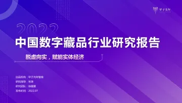【微报告】数字藏品研究报告-11页