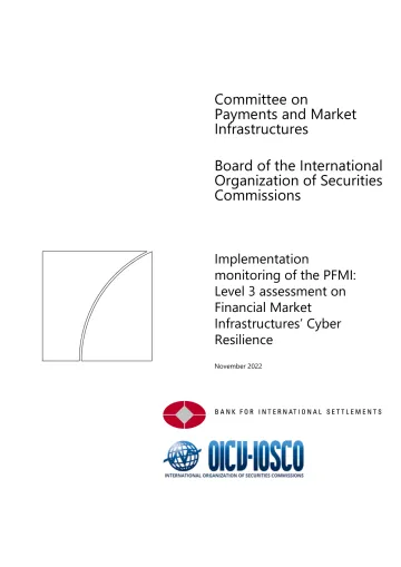 国际清算银行-PFMI的实施监测:金融市场基础设施网络弹性的3级评估(英)-2022.11-50页