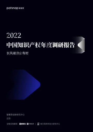 2022中国知识产权年度调研报告-智慧芽&财联社&南方周末-2022.4-72页