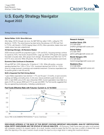 U.S. Equity Strategy Navigator