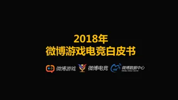 2018年微博游戏电竞白皮书_1