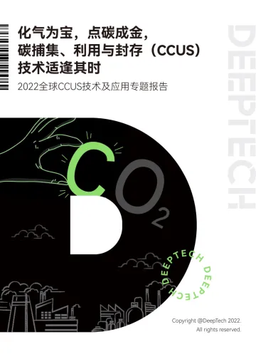 DeepTech发布《2022全球CCUS技术及应用专题报告》-46页