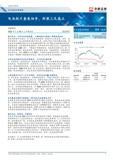 电力设备与新能源行业深度研究:电池极片叠卷相争,封装三足鼎立-20220708-华泰证券-50页