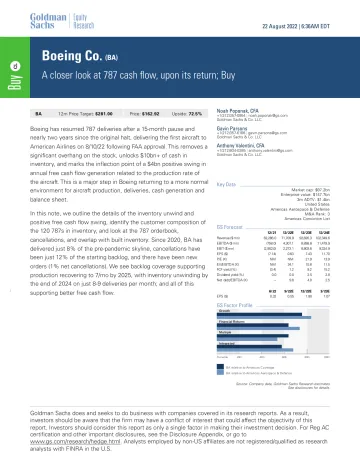 Boeing Co. (BA)_ A closer look at 787 cash flow, upon its return; Buy(1)