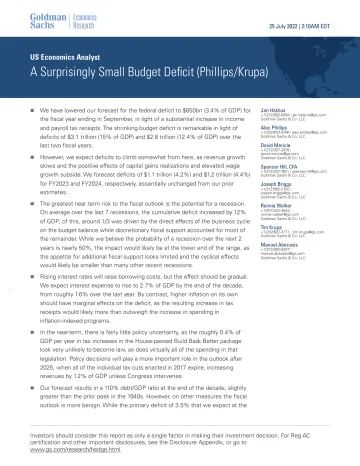 US Economics Analyst_ A Surprisingly Small Budget Deficit (Phillips_Krupa)(1)