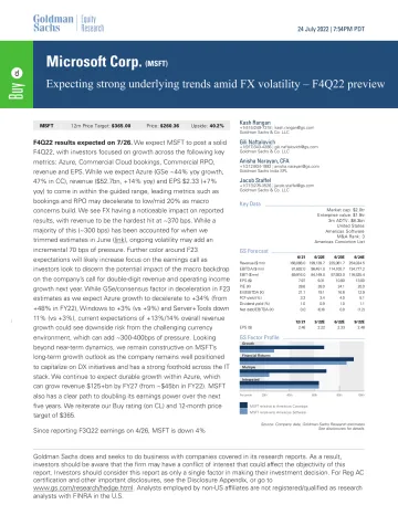 Microsoft Corp. (MSFT)_ Expecting strong underlying trends amid FX volatility – F4Q22 preview (1)