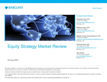 Equity Strategy Market Review
