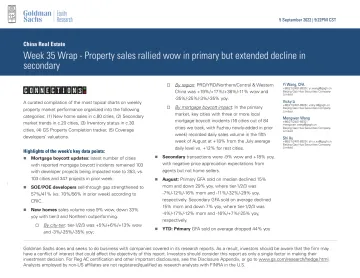 China Real Estate_ Week 35 Wrap - Property sales rallied wow in primary but extended decline in secondary(1)
