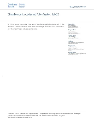 China Economic Activity and Policy Tracker_ July 22(1)