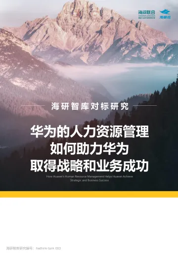 海研智库-华为人力资源与学习发展对标研究-19页.-WN9