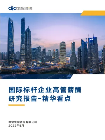 中智咨询国际标杆企业高管薪酬研究报告精华看点-33页