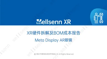 XR硬件拆解及BOM成本报告：Meta Display AR眼镜-深圳市维深信息技术 听光Vic_1