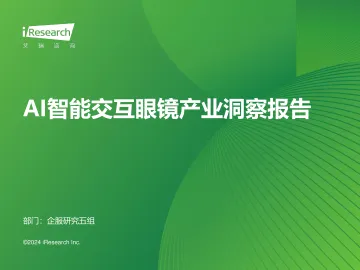 AI智能交互眼镜产业洞察报告-29页_1