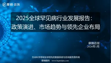 2025全球罕见病行业发展报告:政策演进、市场趋势与领先企业布局-摩熵数科(成都)医药科技 听光Vic