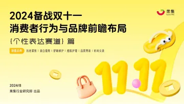 【个性表达赛道】2024备战双十一:消费者行为与品牌前瞻布局-果集_1