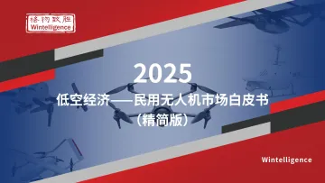 2025低空经济一民用无人机市场白皮书(精简版)-北京格物致胜咨询 听光Vic