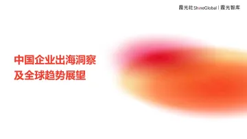 2024年中国企业出海洞察及全球趋势展望报告-霞光智库-55页_1