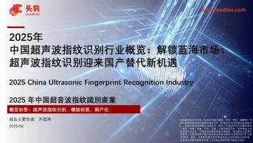2025年中国超声波指纹识别行业概览:解锁蓝海市场:超声波指纹识别迎来国产替代新机遇-头豹 听光Vic_1