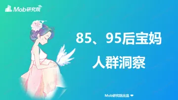 85、95后宝妈人群洞察