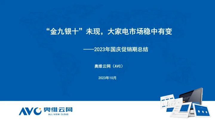 2023年十一促销期总结：“金九银十”未现，大家电市场稳中有变-30页-WN10