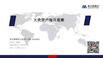 大类资产月报:大类资产每月观察-20230831-美尔雅期货-27页_1