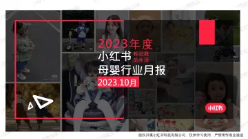 小红书2023年母婴行业月报(10月)-29页-WN11