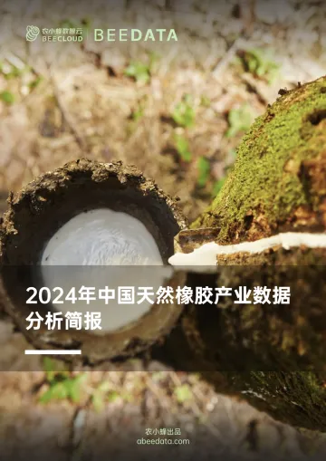 2024年中国天然橡胶产业数据分析简报-20页