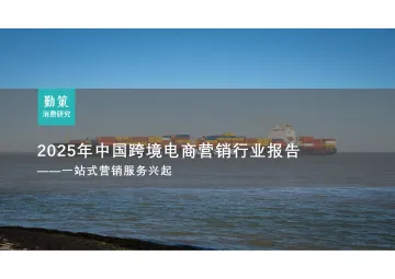 2025中国跨境电商营销行业报告——一站式营销服务兴起-勤策消费研究 听光Vic_1