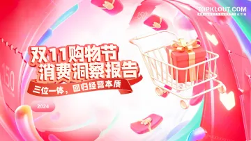 2024年双十一购物节消费洞察报告-克劳锐 听光Vic_1