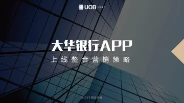 【白金会】20180410 2017-大华银行APP上线整合营销策略1114-MU 70页