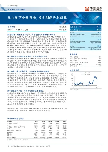华泰证券-高途集团 -GOTU.US-线上线下全面布局,多元创新开拓新篇 听光vic