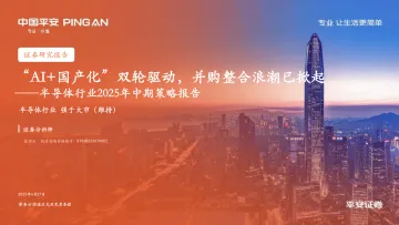 半导体行业2025年中期策略报告:“AI+国产化”双轮驱动,并购整合浪潮已掀起-平安证券 听光Vic_1