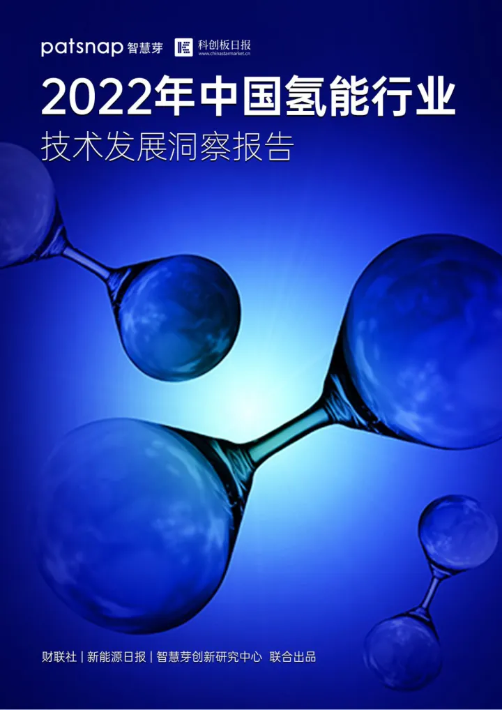 2022年中国氢能行业技术发展洞察报告-科创板日报x智慧芽-202203
