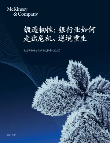 锻造韧性:银行业如何走出危机、逆境重生-麦肯锡-202103