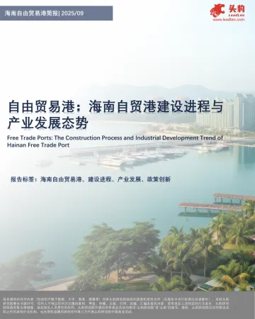自由贸易港:海南自贸港建设进程与产业发展态势-头豹研究院 听光Vic