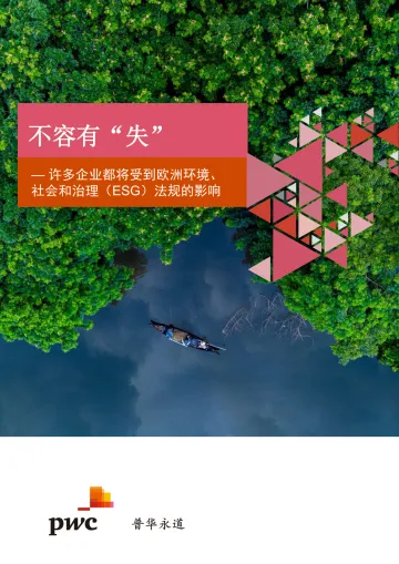 不容有“失”:阐释欧洲环境、社会及治理(ESG)法规对企业的影响-12页