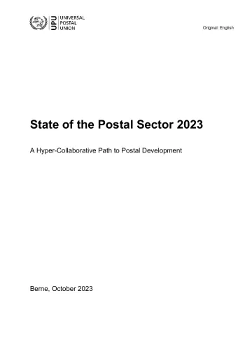 万国邮政联盟-2023全球邮政发展报告:中国进入top10(英)-2023-WN10